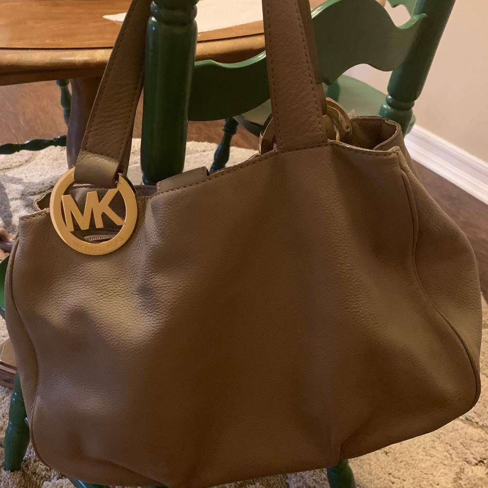 Michael Kors real leather shoulder bag